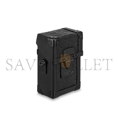 LOUIS VUITTON VERTICAL TRUNK WEARABLE WALLET MEN'S BAG 'BLACK' M82070 (17.5*10.7*6.8cm)